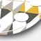 Designart 'Diamond Retro Viii Mid-Century Modern Wall Clock